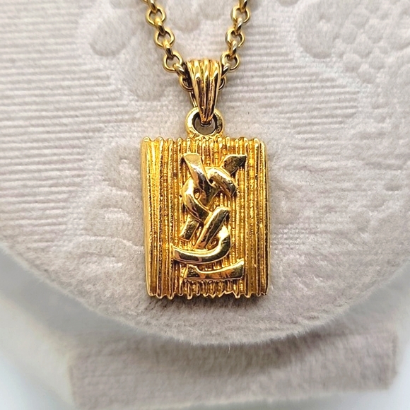 YSL PENDANT VINTAGE NECKLACE - Picture 2 of 4